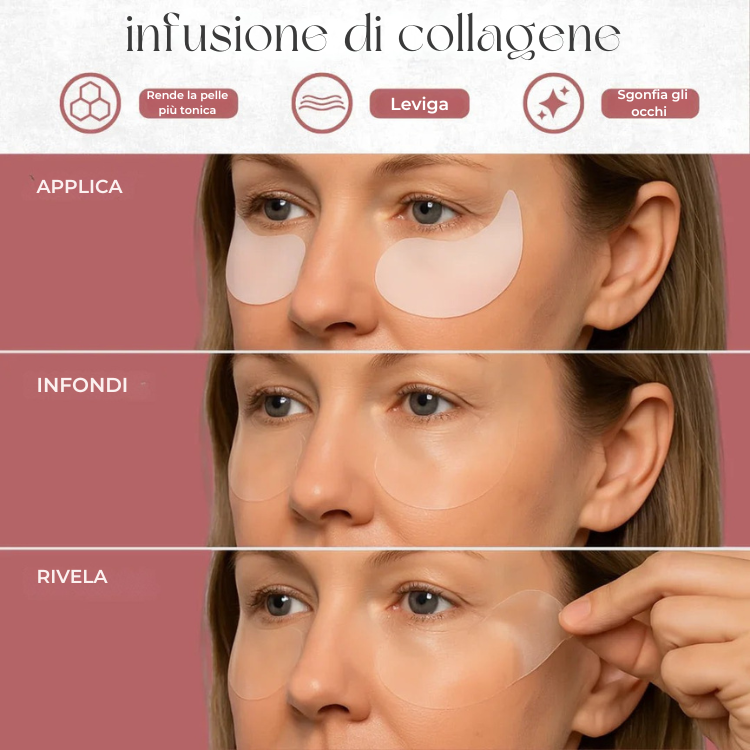 Leviga, rassoda e rimpolpa le zone più difficili con i patch mirati ai Peptidi Aurea