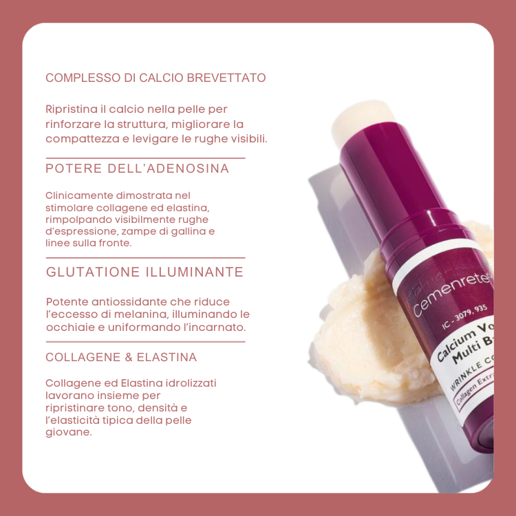 Auréa Stick Balsamo Rimpolpante al Calcio - Per Rughe e Imperfezioni