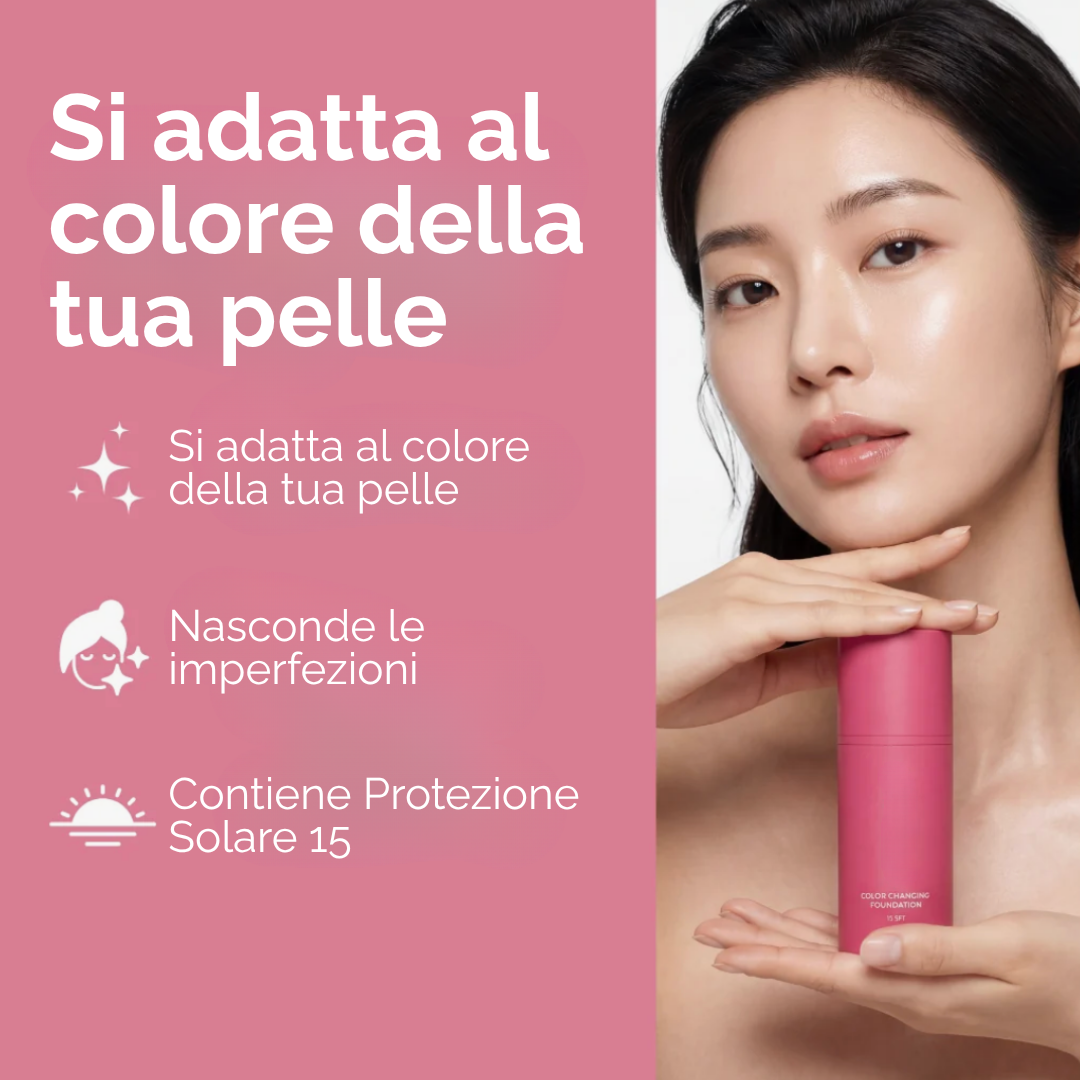 Fondotinta Anti-età che si adatta al colore della tua pelle